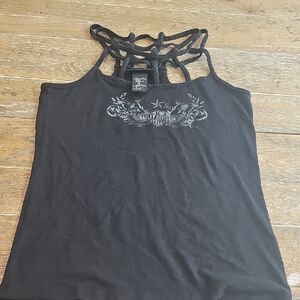 Harley-Davidson Women's Black Strappy Tank Top